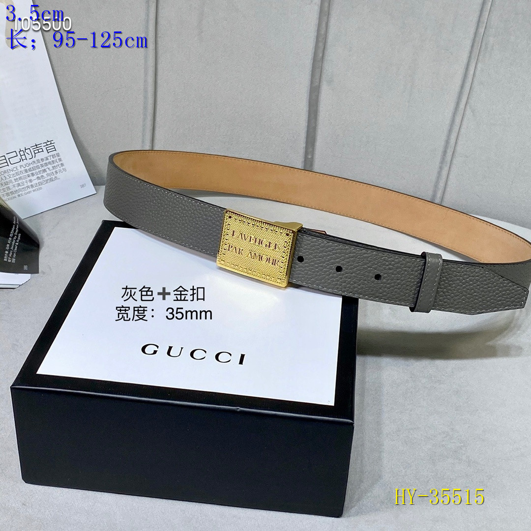 Gucci Belts 3.5CM Width 034